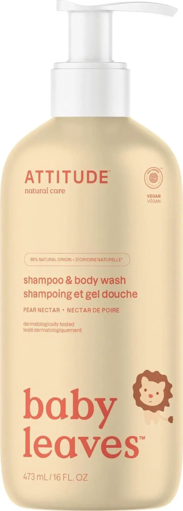 Main image of Baby 2-in-1 Shampoo & Body Wash, EWG Verified, Dermatologically Tested, Vegan, Pear Nectar Scent, 16 Fl Oz