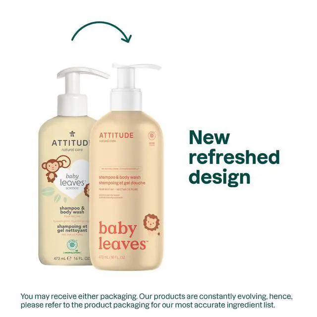 Alt view image 2 of 7 - Baby 2-in-1 Shampoo & Body Wash, EWG Verified, Dermatologically Tested, Vegan, Pear Nectar Scent, 16 Fl Oz