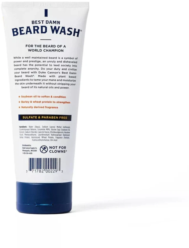 Alt view image 3 of 7 - Beard Wash for Men Hydrating Beard Shampoo & Facial Hair Cleanser Gently Cleans, Softens & Conditions Beard 6 fl oz
