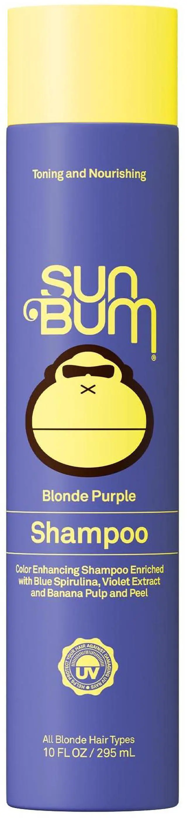 Main image of Blonde Hair Purple Shampoo, Neutralizes Brassy Hair - 10 oz | Cleanses and Prevents Dryness with Moisturizing and Brightening Formula, Color Enhancing and Toning Treatment, Color Friendly