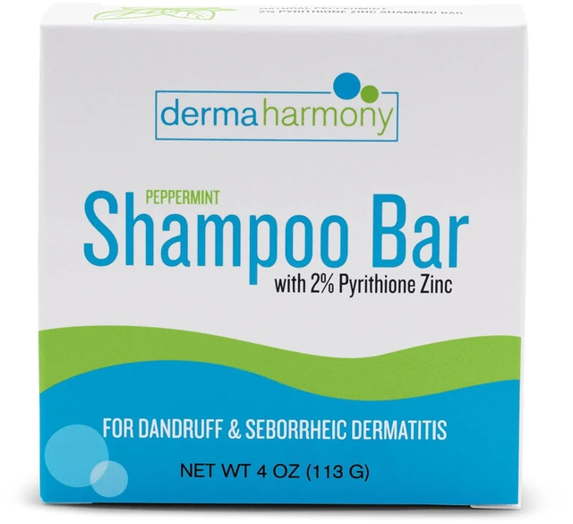 Alt view image 3 of 7 - 2% Pyrithione Zinc Shampoo Bar for dandruff and seborrheic dermatitis - Peppermint (4 Oz)