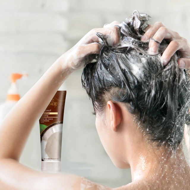 Alt view image 5 of 6 - Coconut Shampoo for Dry Hair with Shea Butter, 8 fl oz | Deeply moisturizes, smooths frizz and restores softness, shine and manageability