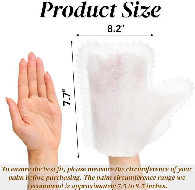 Alt view image 2 of 7 - 100 Pcs White Microfiber Dusting Gloves, Disposable Artisan Dust Cloth Remove Mitt, Dual-Sided Dust Wipes Feather Dusters for Indoor Plants Furniture, House Cleaning Pet Hair, Electronic Device