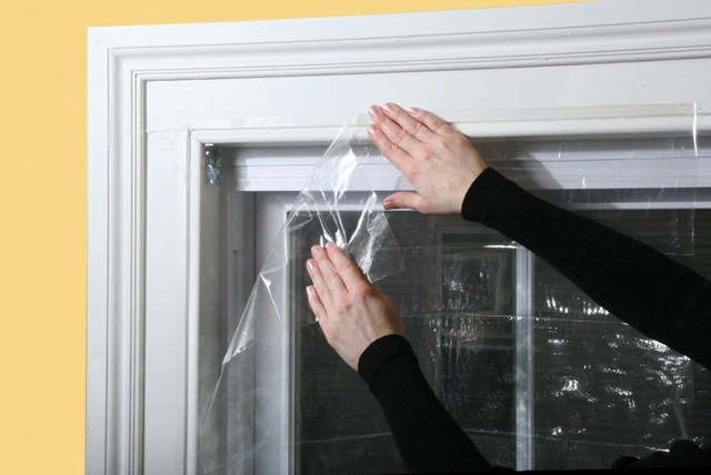 Alt view image 6 of 7 - V73/9H Indoor Shrink Window Kit 42 62-Inch, Clear, 9-Pack