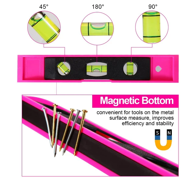 Alt view image 7 of 7 - Picture Hanging Kit, 315pcs Hanging Hardware with Hooks, Wire, Nails, D Ring, Wall Hanging Kit with Hangers, Magnetic Level and Small Pink Claw Hammer, nails for hanging pictures for Home Decor