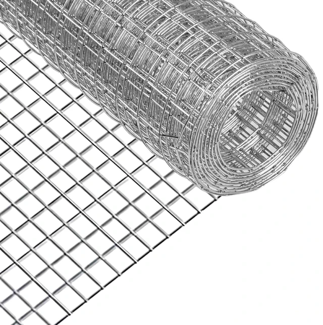 Main image of Cloth,Chicken Wire Fence,1/2 inch 15.7in x 6ft Galvanized Welded Cage Wire for Bird Wire Gopher Wire Rabbit Wire Snake Fence Poultry Netting Cage Screen