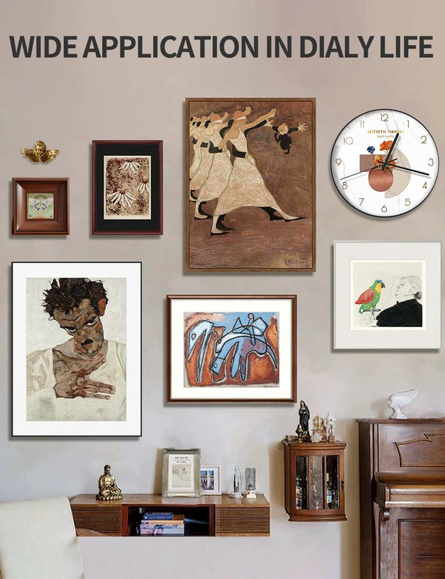 Alt view image 7 of 7 - 60 Pack 2 Sizes Sawtooth Picture Hangers, Small & Heavy Duty | Wall Hanging Kit for Photo Frame Hooks, Art, Paintings, Canvas, Frames, Wall Decor and Picture Hanging Hardware