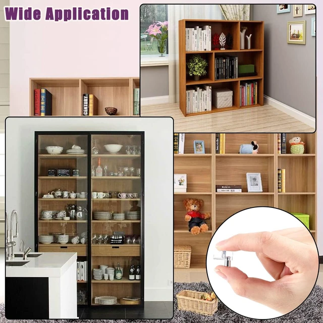 Alt view image 6 of 7 - 5 Millimeters Shelf Support PegSupport Cabinet Shelf PinsClear Plastic Replacement Peg Cabinet Shelf Supports Pins for Kitchen Furniture Book Shelves Shelf Holder Locking Pins (20 Pieces)