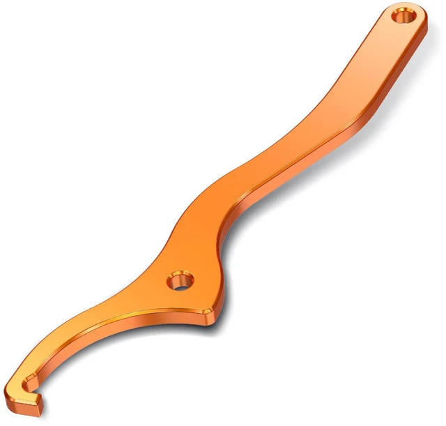 Main image of Shock Absorber Wrench WP Shock Motorcycle Orange | Compatible with KTM 2016-2022 125-450 SX SX-F XC XC-F,2017-2022 125-500 ALL ENDURO models