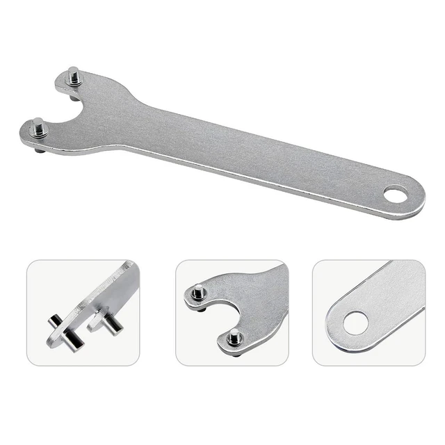 Alt view image 2 of 4 - Angle Grinder Wrench Spanner fits for dewelt Mlwaukii | Fits for Makiita 193465-4 Bossch Black & Deccker Ryoobi 039028001052