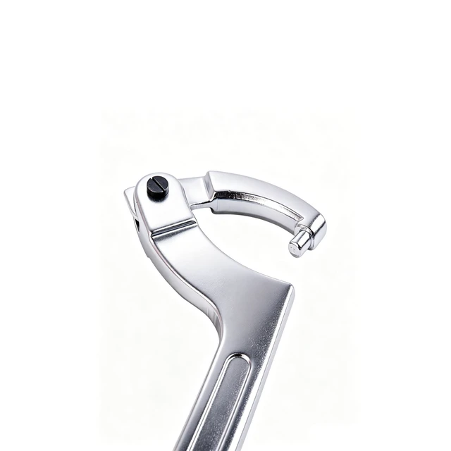 Alt view image 3 of 3 - Chrome Vanadium C Pin Spanner Adjustable Hook Wrench, Round Head 32-76mm