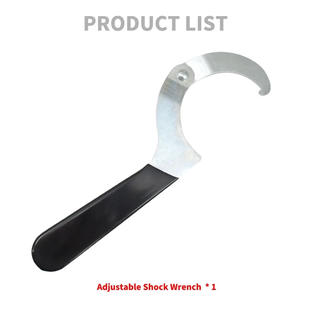 Alt view image 7 of 7 - Universal Shock Spanner Wrench Motorcycle Shock Adjustment Tool | Suspension System and Shock Adjustment, Carbon Steel, Use on Multiple Preload Collar Sizes Ranging From 2 to 4-3/4 inches