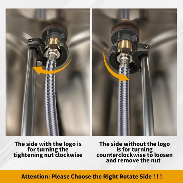 Alt view image 2 of 7 - 11" Adjustable Basin Wrench Sink Faucet Wrench Tap Plumbers Tools | Jaw Capacity of 3/8" to 1-1/4" Nut, Spanner Plumbing Wrench Sink Faucet Wrench Tight Spaces for Under Sink, Drain Wrench Tool