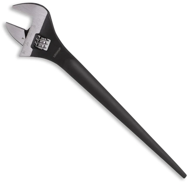 Main image of 10-Inch Adjustable Construction Spud Wrench
