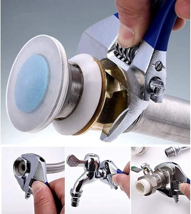 Alt view image 6 of 7 - Stubby Adjustable Wrench with Wide Opening,Mini Adjustable Wrench Spanner with Short Handle, Chrome Vanadium Steel Forged - 4 inch