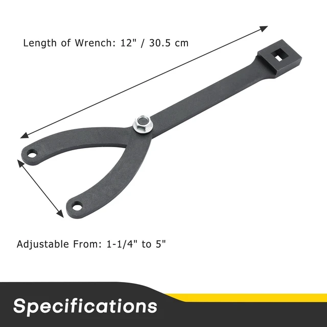 Alt view image 3 of 6 - Variable Pin Spanner Wrench | 15PCS Adjustable Cylinder Spanner Wrench Set,1/2" Drive Ratchet Fan Clutch Pully Holder Wrench Tool Kit for Cars, Motorcycles