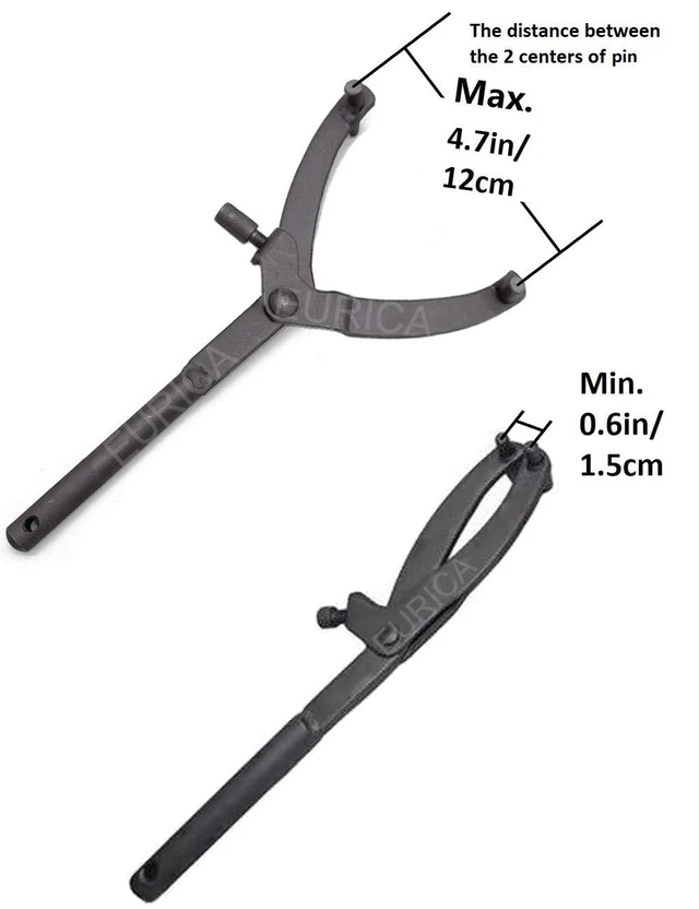 Alt view image 3 of 7 - Adjustable Wrench Clutch, Stainless Steel, 11.8in Length, Suitable for Different Distances and Sizes