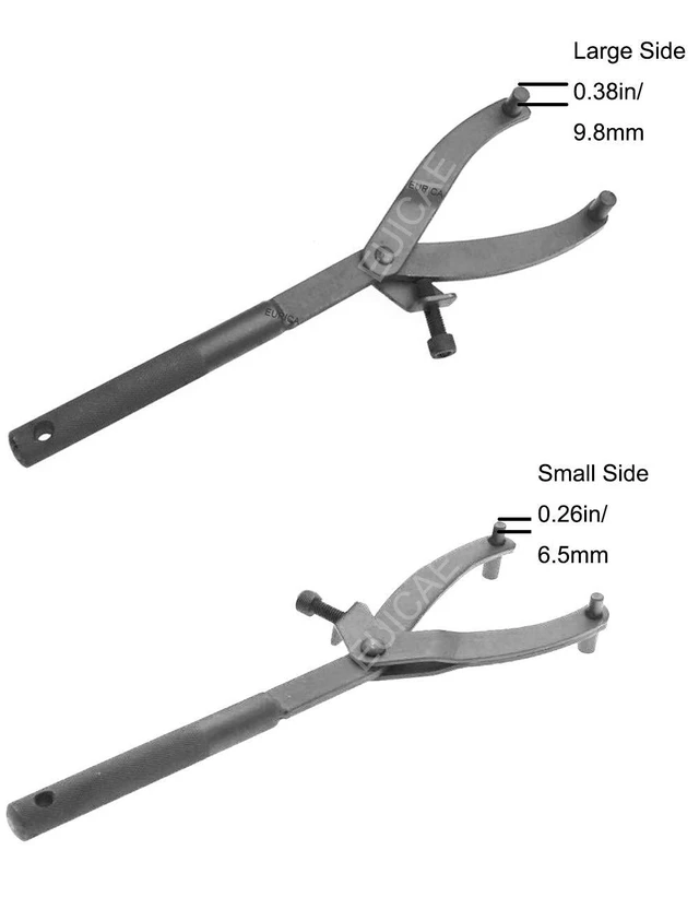 Alt view image 4 of 7 - Adjustable Wrench Clutch, Stainless Steel, 11.8in Length, Suitable for Different Distances and Sizes