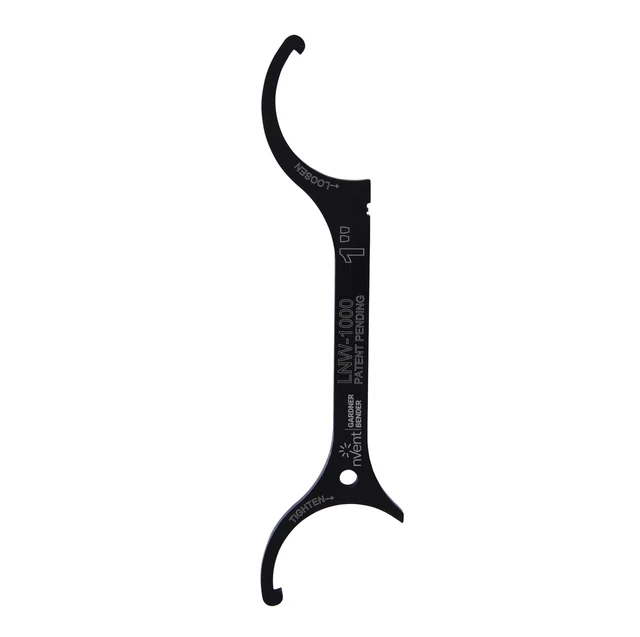 Alt view image 2 of 6 - LNW locknut wrench, Assorted | For 1/2 in, 3/4 in, and 1 in UL Locknuts, Thin Steel Construction