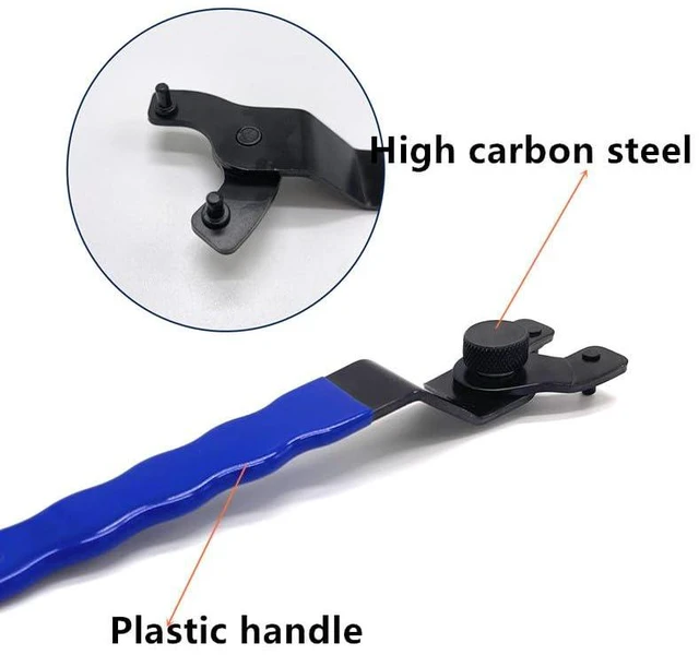 Alt view image 4 of 6 - Adjustable Universal Pin Wrench, Carbon Steel, 195x25x3mm, 7.64x1.6x0.12in