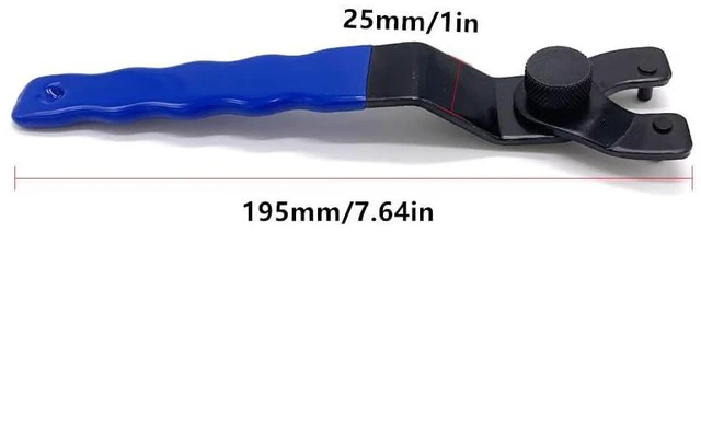 Alt view image 2 of 6 - Adjustable Universal Pin Wrench, Carbon Steel, 195x25x3mm, 7.64x1.6x0.12in