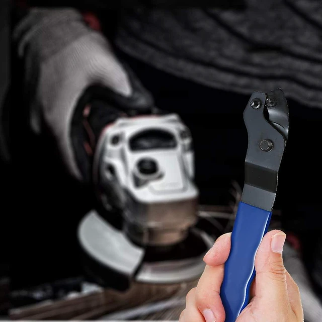 Alt view image 5 of 6 - Adjustable Universal Pin Wrench, Carbon Steel, 195x25x3mm, 7.64x1.6x0.12in
