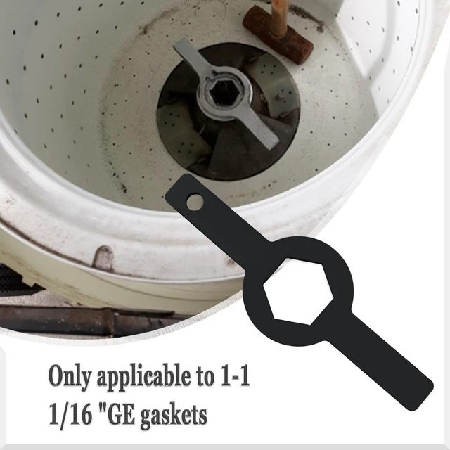 Alt view image 4 of 4 - TB123A Washer Spanner Wrench (1-11/16" GE Washer Only) | For GE WX5X1325, WX05X1325, Fit Kenmore/Whirlpool, 1-11/16" GE Washer Only, HD Tub Nut Wrench Whirlpool, 2Pcs