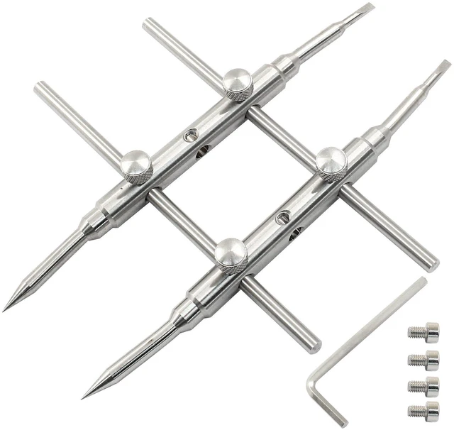 Main image of Camera Lens Curve Spanner Wrench Tool | Repair Tool Kit, For Lens Retaining Ring, Tighten and Loosen, For Repairing/Cleaning Cameras