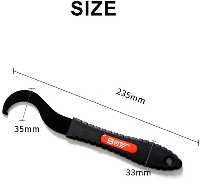 Alt view image 2 of 7 - Lock Spanner, Bike Bottom Bracket Removal Tool, Bike Bottom Bracket Wrench for Removal Vintage Bicycle Bottom Brackets Cups Lock Ring