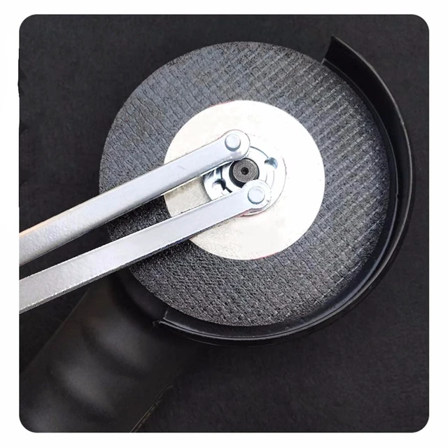 Alt view image 5 of 7 - Heavy-Duty Angle Grinder Wrench, Universal High-Strength Reinforced Carbon Steel Adjustable Pin Spanner 4mm Pin Fit for Round Nuts (Silver)