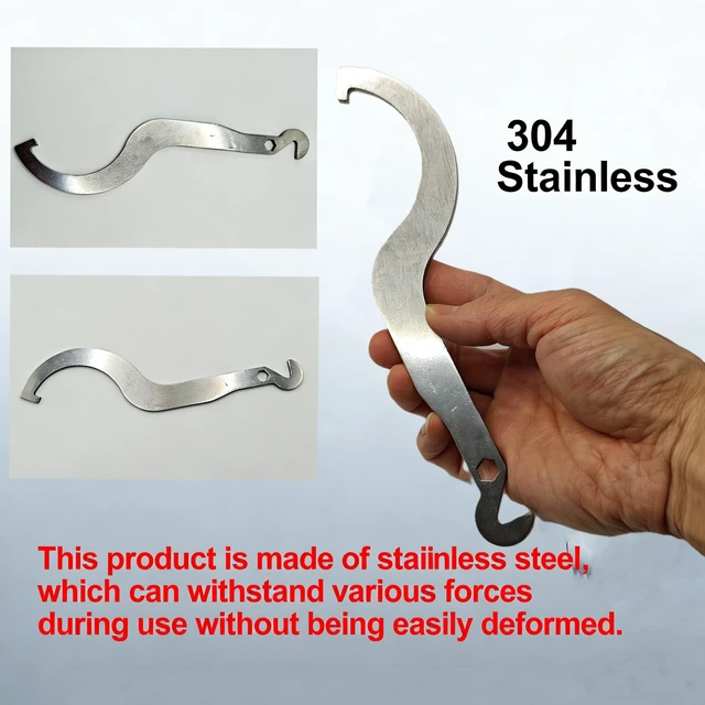 Alt view image 5 of 7 - Universal Shock Spanner Wrench Tool,Drive Clutch Spanner Spreader for Polaris Sportsman XP 1000 RZR S 900 General1000,Heavy-Duty Steel Replacement Part 2877408/2877408-329