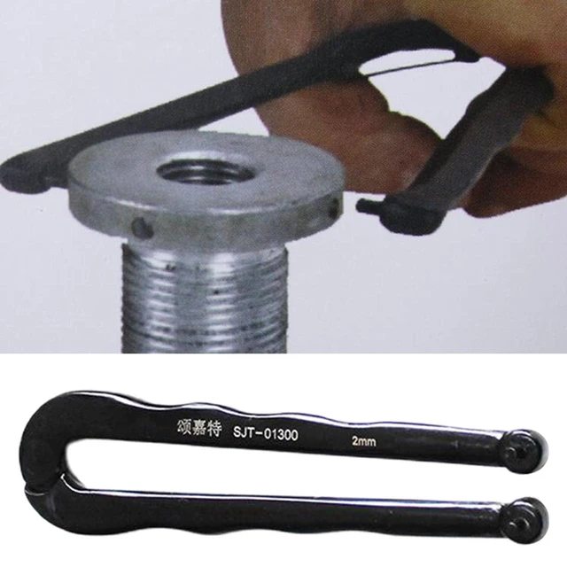Alt view image 3 of 7 - Steel Adjustable Face Spanner Wrench Pin Plier Round Nut, 2mm