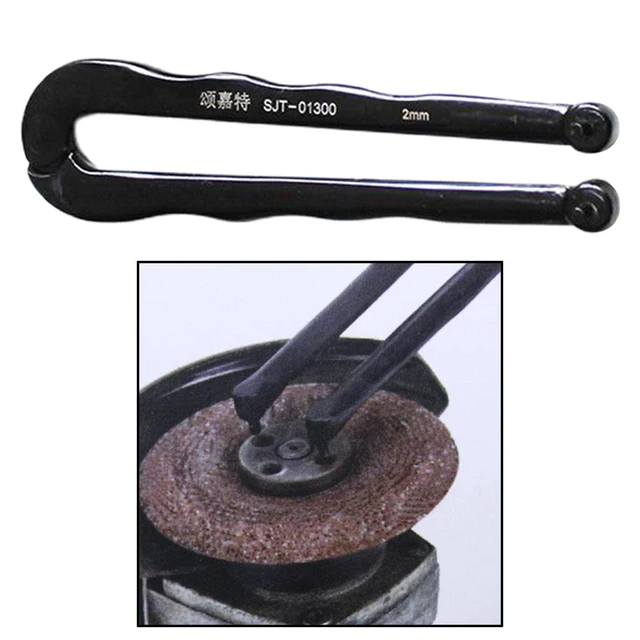 Alt view image 5 of 7 - Steel Adjustable Face Spanner Wrench Pin Plier Round Nut, 2mm