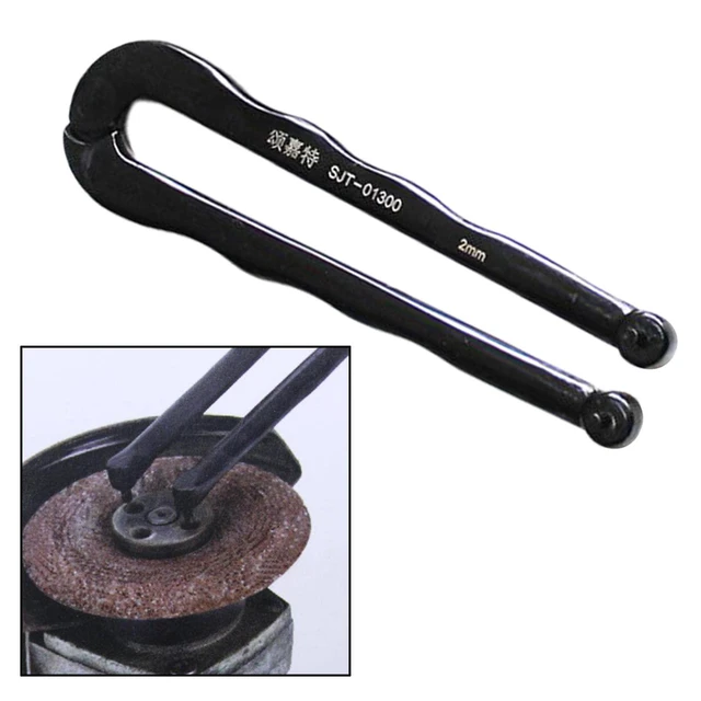 Alt view image 6 of 7 - Steel Adjustable Face Spanner Wrench Pin Plier Round Nut, 2mm