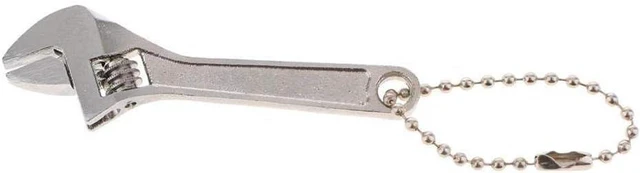 Main image of Silver Mini Adjustable Wrench Adjustable Spanner,Small Shifting Spanner,Mini Repair Maintenance Hand Tool for Tightening or Loosening Nuts and Bolts,Wrenches