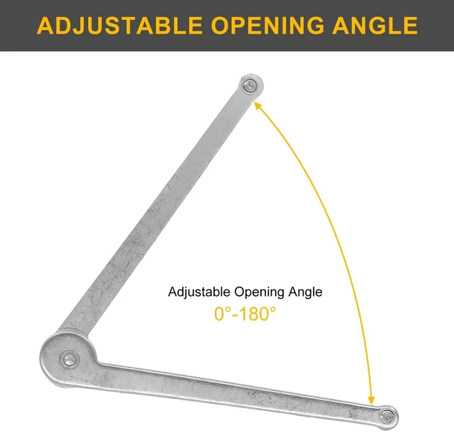 Alt view image 6 of 7 - Universal Adjustable Angle Grinder Spanner Wrench | Pin Spanner Locknut Wrench for Backing Pads on Angle Grinder and Round Nuts with Drilled Holes (4mm), Silver