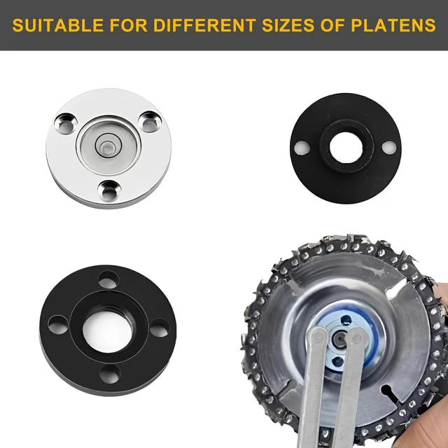 Alt view image 5 of 7 - Universal Adjustable Angle Grinder Spanner Wrench | Pin Spanner Locknut Wrench for Backing Pads on Angle Grinder and Round Nuts with Drilled Holes (4mm), Silver