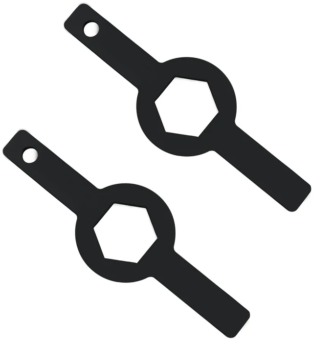 Main image of TB123A Washer Spanner Wrench (1-11/16" GE Washer Only) | For GE WX5X1325, WX05X1325, Fit Kenmore/Whirlpool, 1-11/16" GE Washer Only, HD Tub Nut Wrench Whirlpool, 2Pcs