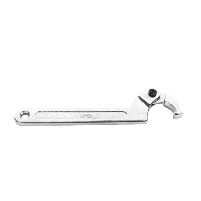 Alt view image 5 of 5 - Chrome Vanadium C Pin Spanner Adjustable Hook Wrench, Square Head 32-76mm