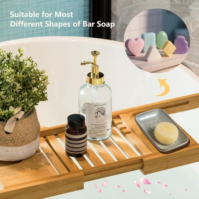 Alt view image 6 of 7 - CozyNestFinds Soap Dish for Shower, Bar Soap Holder, Ceramic Soap Dishes for Bar Soap, Sponge Holder Soap Saver Soap Tray for Bathroom Kitchen Sink, 5.5 Inch, Gray
