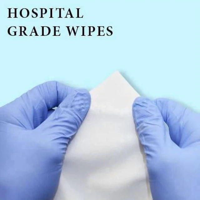 Alt view image 4 of 5 - Disposable Dry Wipes, 50 Pack Ultra Soft Non-Moistened CNF Cleansing Cloths for Adults, Incontinence, Baby Care, Face Makeup Removal 9.5" x 13.5" - Hospital Grade, Durable