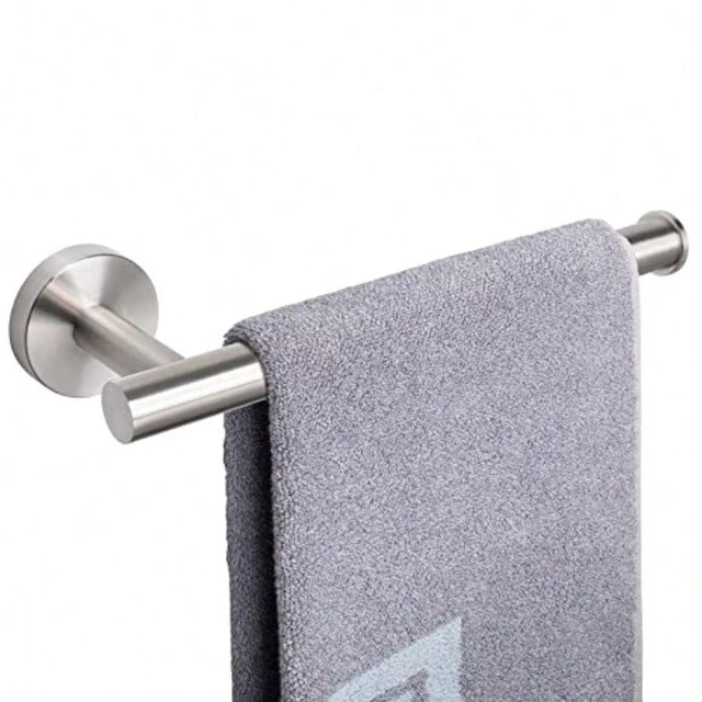 Main image of Hand Towel Holder/Towel Ring Thicken Stainless Steel Hand Towel Bar for Bathroom Rustproof Wall Mounted Towel Rack Contemporary Style Bath Accessories 9 Inch 1 Pack Brushed Nickel