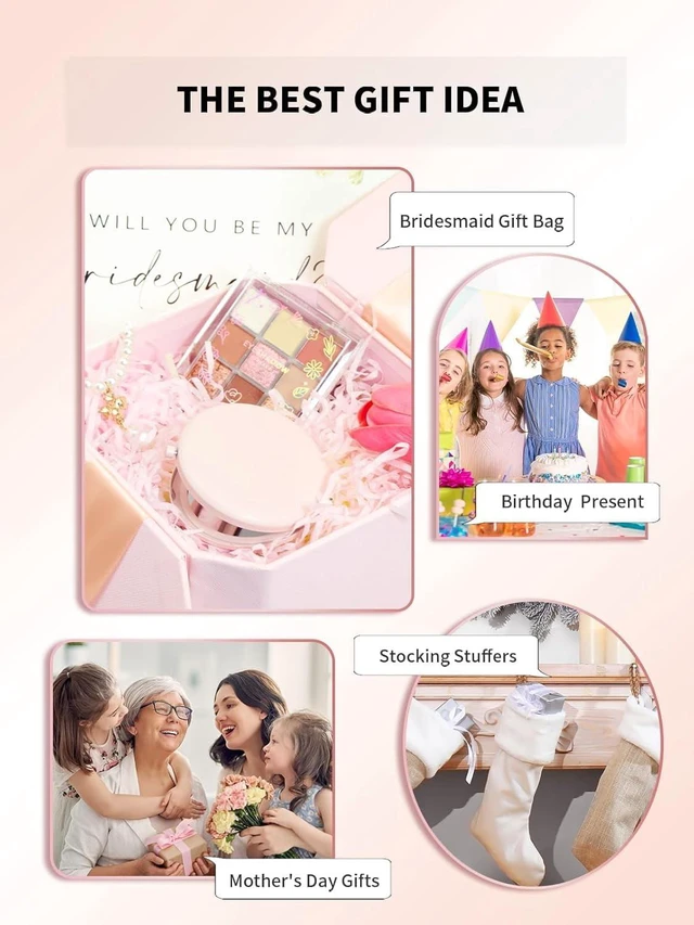 Alt view image 7 of 7 - CozyNestFinds Compact Mirror for Purse, Double-Sided 1X/2X Magnifying Metal Pocket Makeup Mirrors(Round,Pink Marshmallow)