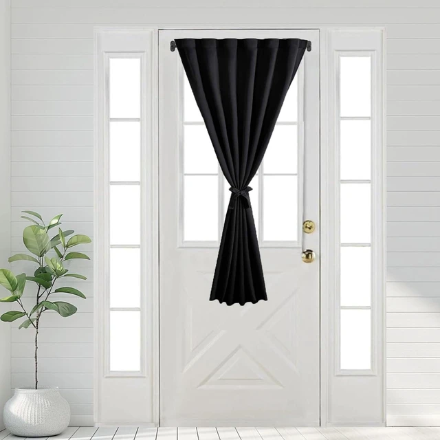 Alt view image 6 of 6 - CozyNestFinds1 Pack Screwed Sash Curtain Rod Adjustable 18-30 Inch, 3/8 In. Diameter, French Door Curtain Rods, Cafe Window Rod (Black)