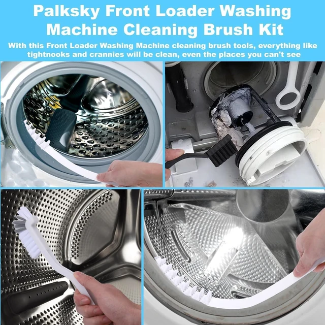 Alt view image 4 of 7 - CozyNestFinds Washing Machine Cleaning Brush Set, Front Load Washer Machine Cleaner Accessories with 1PCS Drum Slot Cleaner Brushes and 5PCS Crevice Cleaning Brush for Washer Rubber Seal