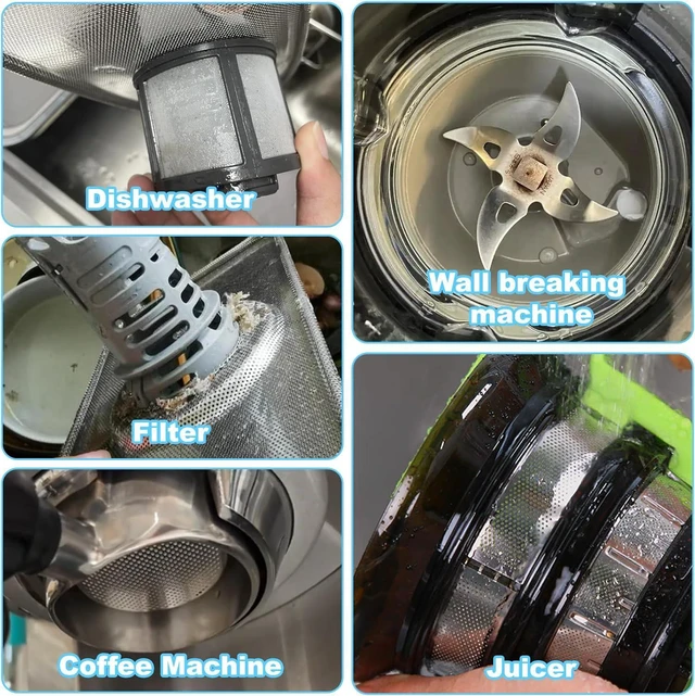 Alt view image 7 of 7 - CozyNestFinds Washing Machine Cleaning Brush Set, Front Load Washer Machine Cleaner Accessories with 1PCS Drum Slot Cleaner Brushes and 5PCS Crevice Cleaning Brush for Washer Rubber Seal