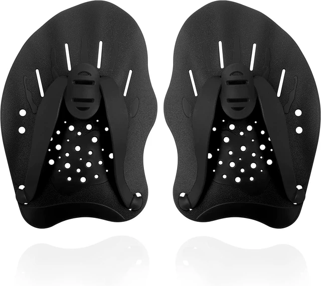 Main image of CozyNestFinds Swim Paddles With Adjustable Straps - Hand Paddles for Lap Swimming, Equipment for Women, Men, Children (1 Pair)