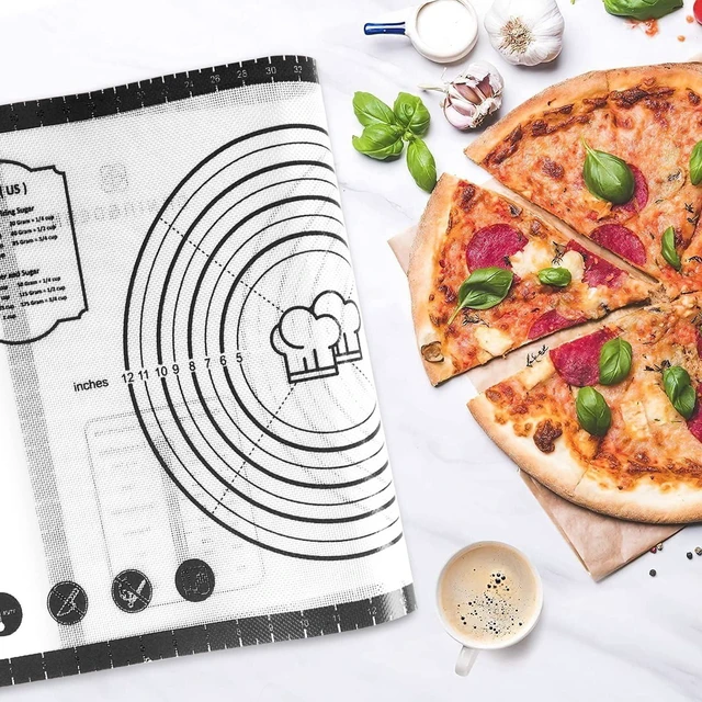 Alt view image 3 of 7 - KitchenKey Pastry Mat, 28" x 20" Food Grade Silicone Extra Large Non Stick Baking Sheet Mat with Measurement for Making Cookies,Macarons,Bread and Pastry