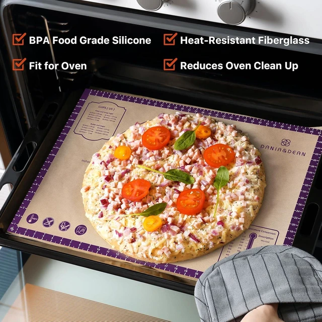 Alt view image 2 of 7 - KitchenKey Baking Mat, 28" x 20" Silicone Food Grade Extra Large Non Stick Baking Sheet Mat with Measurement Non-slip Dough Rollin Counter Mat for Making Cookies, Macarons, Bread and Pastry