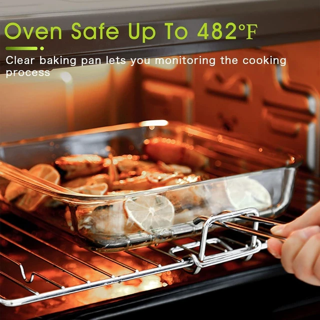 Alt view image 3 of 7 - KitchenKey 2.4QT Square Glass Baking Dishes, 9x9In Square Baking Dish, Glass Baking Dish for Oven
